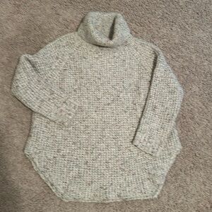 Free People multicolor sweater. Turtleneck. Like new. Size small